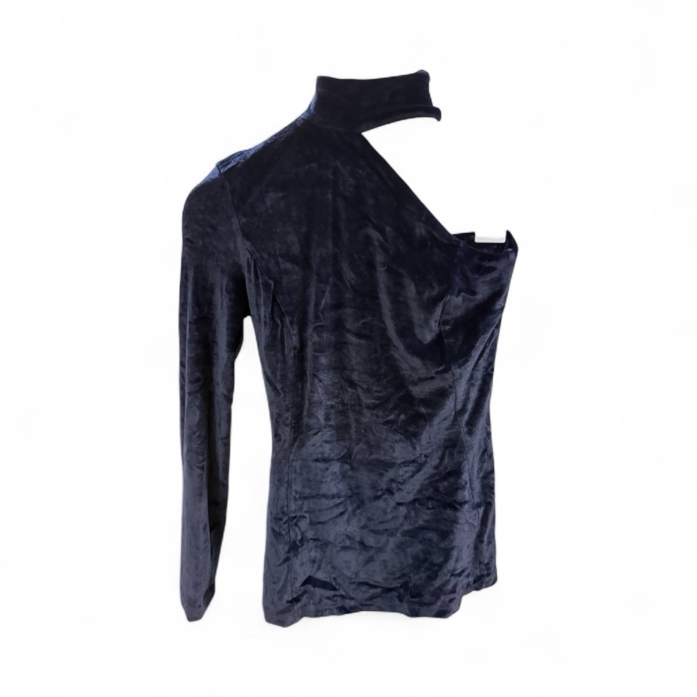 Extē Italian  Asymmetrical velvet Women's Blouse. Size S